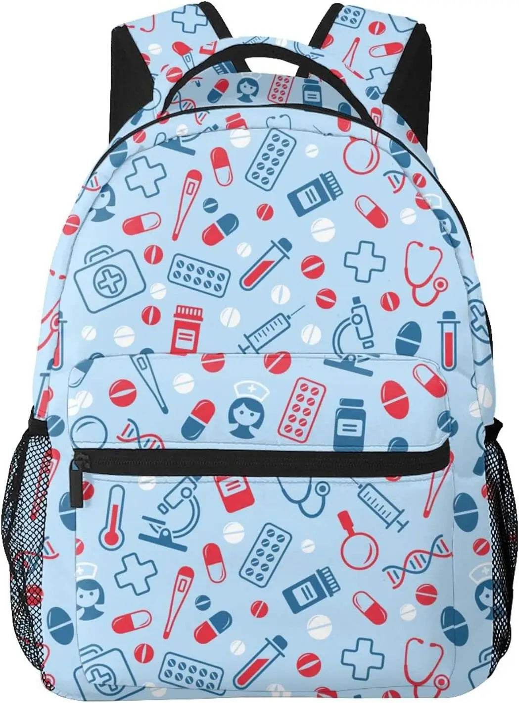 Nurse Backpack with Large Capacity - Waterproof Laptop Bag for Nurses 1 One Size