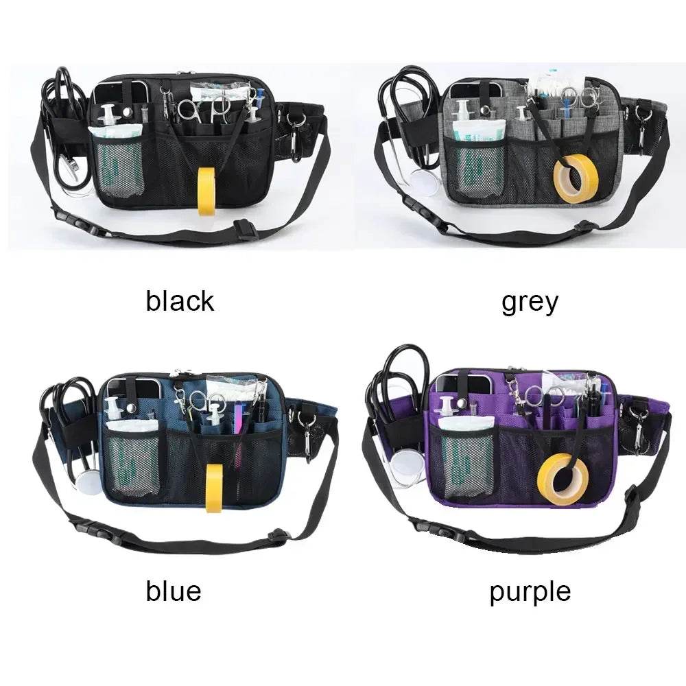 Utility Hip Bag Tool Belt Bag Nurse Waist Pouch Portable Nurse Fanny Pack Pouch Bags for Women and Men