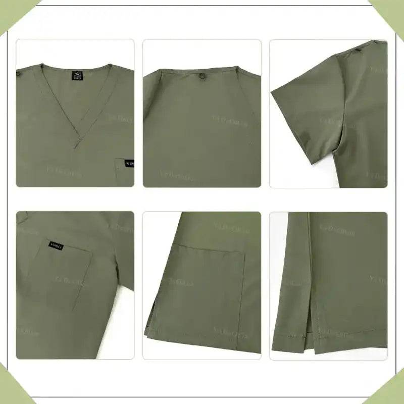 Unisex Multicolor Medical Scrubs - Stylish Hospital Scrub Uniform Sets