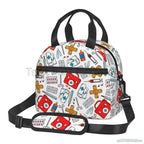 Healthcare inspired, Insulated Lunch Bag Women Thermal Lunch Box Portable Tote Cooler Handbag Bento Pouch Container with Shoulder Strap 5