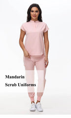 Hospital Scrubs Work Uniforms Short-sleeved Health Services Suits