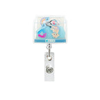 Badge Reel Lightweight Retractable Badge Clip Id Card Holder Nursery Box