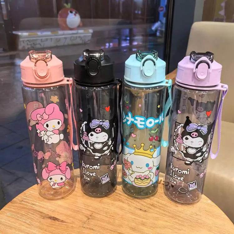 800ML Sanrio Cartoon Water Bottle for Staying Hydrated in Style
