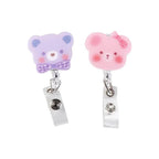 Bear Design 360° Rotating Retractable Badge Reel Clip for Nurses, Doctors, and School Supplies