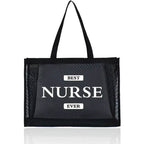 Healthcare Inspired Tote Travel Storage Bags with a Large Capacity Grid Package Nurse020