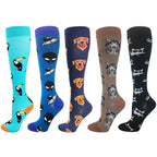 Compression Socks For Men Women With Varicose Veins Blood Circulation Sports Socks For Outdoor Hiking Exercise Running Cycling