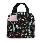 Charming, insulated Lunch Bag Featuring Playful Nurse Prints 8