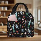 Portable Lunch Bag with Cartoon Nurse Design | Thermal Insulated Tote for Bento, School, and Food Storage 8