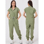 Wholesale Medical Apparel Scrub Uniform Women Short Sleeved Scrubs Jumpsuit Medical Hospital Clothing Scrub Uniforms with Pocket