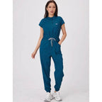 Wholesale Medical Apparel Scrub Uniform Women Short Sleeved Scrubs Jumpsuit Medical Hospital Clothing Scrub Uniforms with Pocket