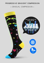 Compression Socks Medical Nusing Edema Diabetes Varicose Veins Women Men Cycling Socks 20-30 MmHg Sports Stockings