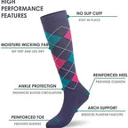 6 Pairs of Men and Women Compression Socks - Ideal for Running, Soccer, and Everyday Comfort!