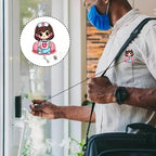 Acrylic Nurse Badge Reel Clip with Expandable ID Clip - Nurse Design, for Nursing, Doctors, Registered Nurses, Nurse Practitione