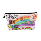 Nurse Pink Ribbon Life Cosmetic Bag Gift for Women Make Up Bag Travel Cosmetic Organizer Toiletry Bag Pencil Case Orange