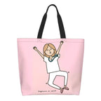 Spacious Eco-Friendly Healthcare Tote Bag with Durable Handles and Secure Zipper Closure 6 50x40x15 cm