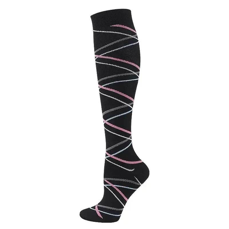 Compression Socks For Men Women With Varicose Veins Blood Circulation Sports Socks For Outdoor Hiking Exercise Running Cycling 32046