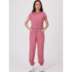 Wholesale Medical Apparel Scrub Uniform Women Short Sleeved Scrubs Jumpsuit Medical Hospital Clothing Scrub Uniforms with Pocket