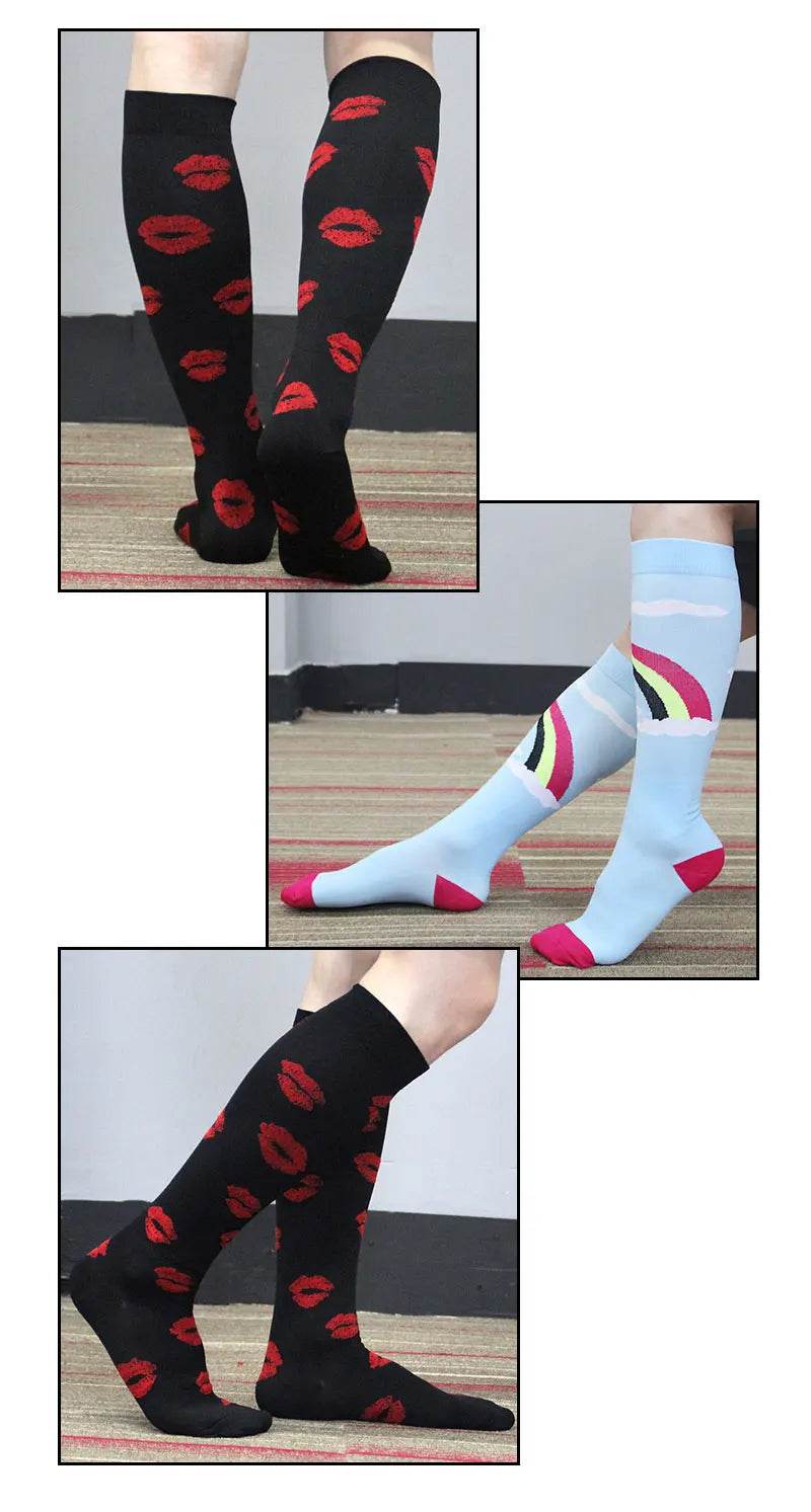 Compression Socks For Men Women To Promote Blood Circulation Care For Gym Outdoor Running Football Basketball Sports