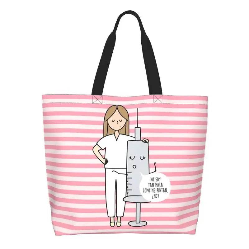 Healthcare Inspired Tote Bag - Large Capacity 7 One Size