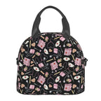 Keep your food fresh and fun with this delightful insulated lunch bag adorned with cute nurse-themed prints