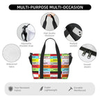 Give your daily routine a playful vintage boost with these Burlap Shopping Bags!