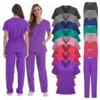 Women's Clinical Joggers Scrub Suit Medical Uniform Sets