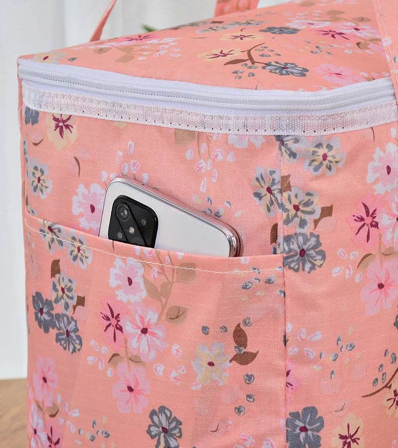 Portable Lunch Bag New Thermal Insulated Lunch Box Tote Cooler Functional Handbag Student Bento Pouch School Food Storage Bags