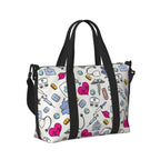 Give your daily routine a playful vintage boost with these Burlap Shopping Bags!