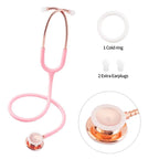 Classic Professional Pink Cardiology Estetoscopio Double Head Cute Medical Doctor Nurse Student Physician Clinical Stethoscope