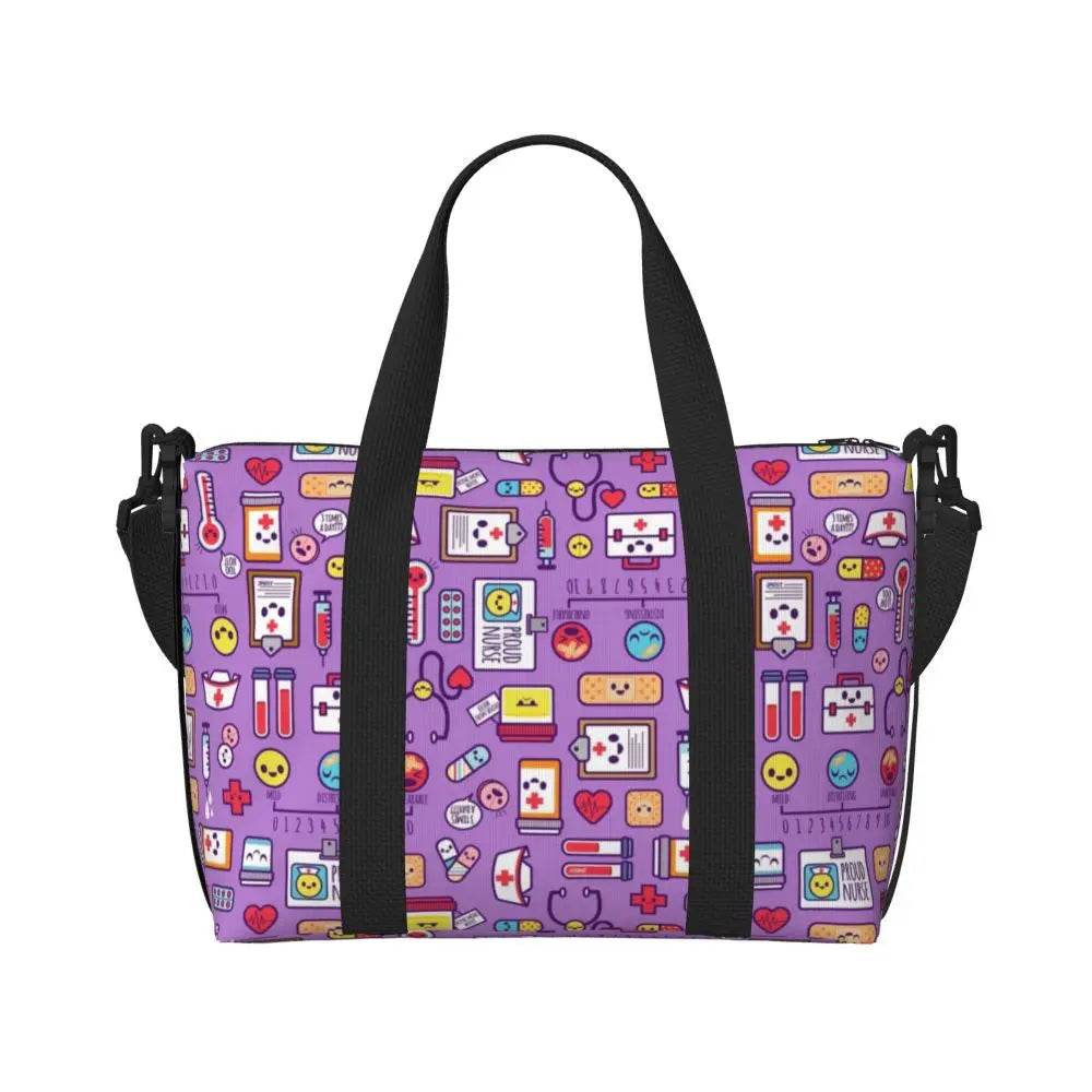 Give your daily routine a playful vintage boost with these Burlap Shopping Bags!