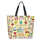 Spacious Eco-Friendly Healthcare Tote Bag with Durable Handles and Secure Zipper Closure 3 50x40x15 cm