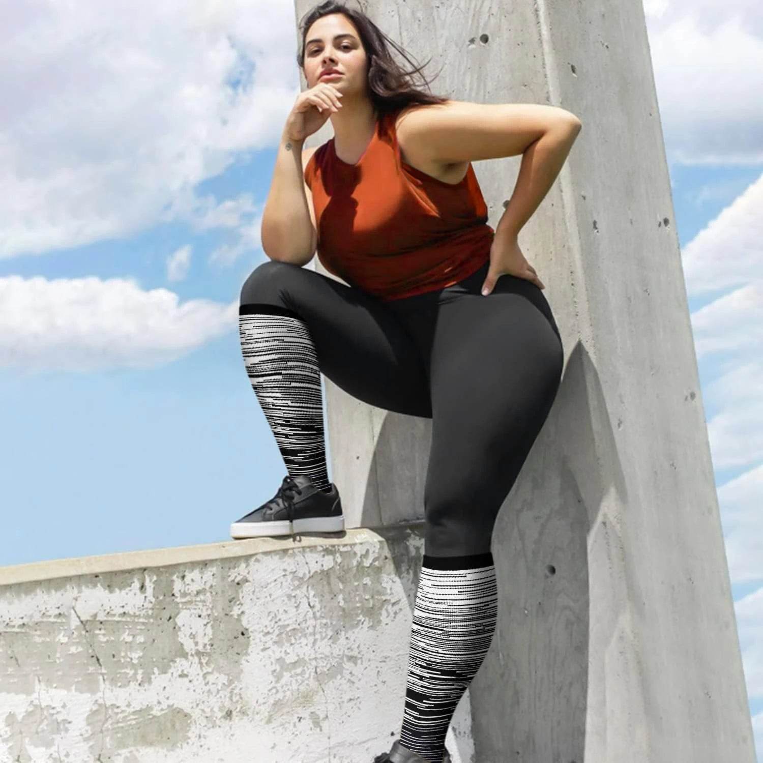 Plus Size Compression Socks for Women&Men Compression Socks 20-30 mmHg, Wide Calf Stockings Best Support for Running