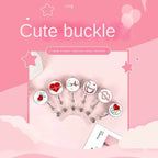 Easy To Pull Buckle Nurse Retractable Badge Reel ID Card Accessories Fashion Nurse ID Card Clips Simplicity Cute