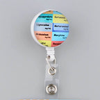 CB693 Grey's Anatomy Cartoon Pattern Retractable Nurse Badge Reel Holder Doctor Student ID Card Holder Exhibition Holder 2
