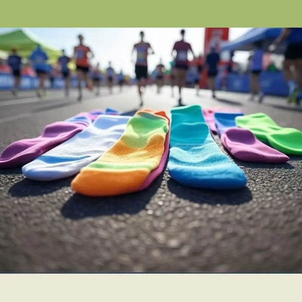 Elastic Compression Socks Knee High Funny Pattern Pressure Stockings Breathable Reducing Swelling Varicose Veins Socks Pregnancy