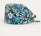 Check out these the Flower-Printed OR Caps! You know, because nothing says 'I'm a professional' like wearing a cap that looks like a garden party exploded on your head hat 10 One Size