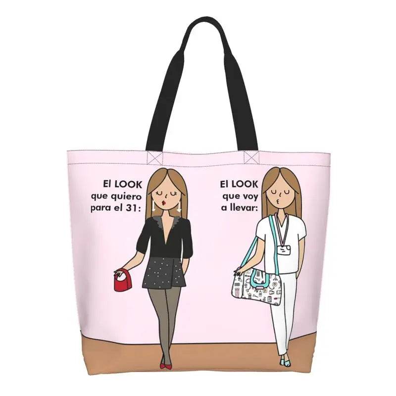 Healthcare Inspired Tote Bag - Large Capacity 20 One Size