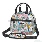 Healthcare inspired, Insulated Lunch Bag Women Thermal Lunch Box Portable Tote Cooler Handbag Bento Pouch Container with Shoulder Strap 2