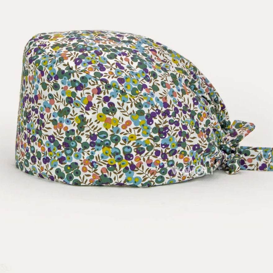 Check out these the Flower-Printed OR Caps! You know, because nothing says 'I'm a professional' like wearing a cap that looks like a garden party exploded on your head hat 13 One Size