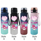 Sanrio 650ml Cartoon-Themed Portable Water Bottle – Large Capacity, Leak-Proof Plastic SA5