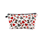 Nurse Pink Ribbon Life Cosmetic Bag Gift for Women Make Up Bag Travel Cosmetic Organizer Toiletry Bag Pencil Case WHITE