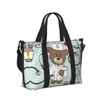 Give your daily routine a playful vintage boost with these Burlap Shopping Bags!