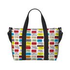 Give your daily routine a playful vintage boost with these Burlap Shopping Bags!