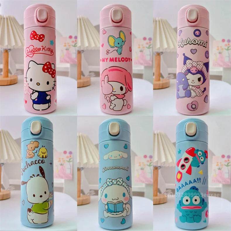 Sanrio Hello Kitty and Friends Cartoon Insulated Stainless Steel Bouncing Cup