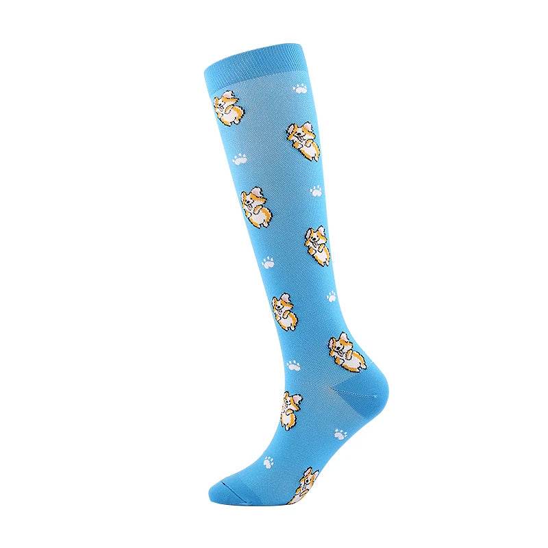 Compression Socks Medical Nusing Edema Diabetes Varicose Veins Women Men Cycling Socks 20-30 MmHg Sports Stockings Y027