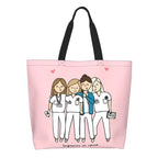 Healthcare Inspired Tote Bag - Large Capacity 5 One Size