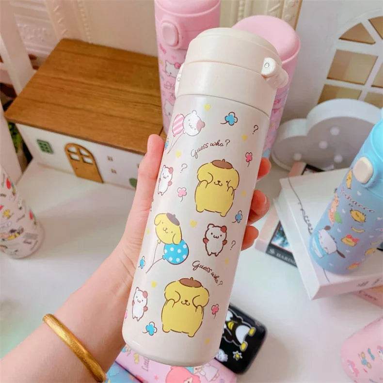 Sanrio Hello Kitty and Friends Cartoon Insulated Stainless Steel Bouncing Cup