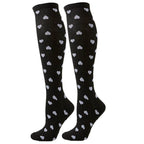 Sport Compression Socks Men Women Athletic Exercise Cycling Running Yoga Football Basketball Rugby Hiking Tennis Skateboard E1 EU37-43 US7-9