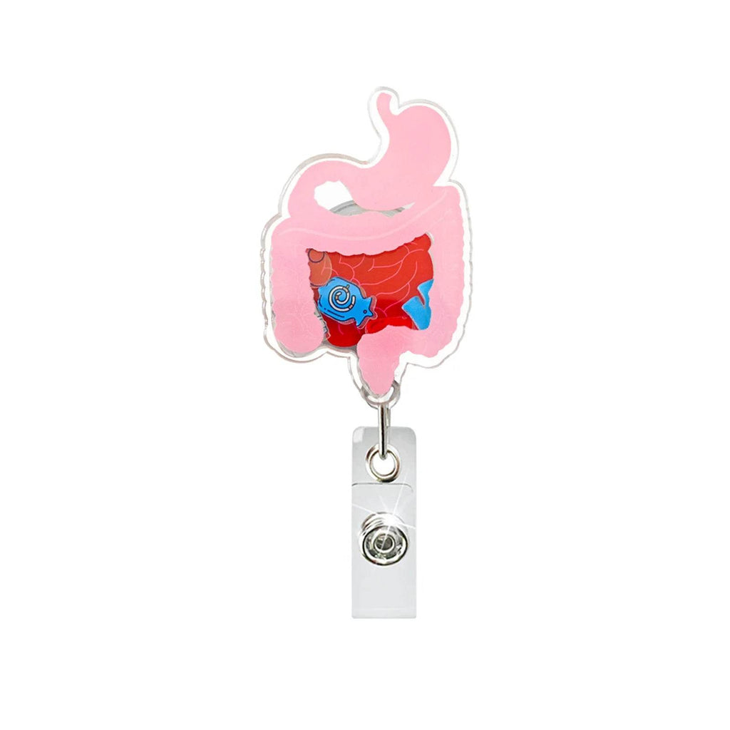 Badge Reel Lightweight Retractable Badge Clip Id Card Holder Gastrointestinal