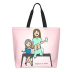 Spacious Eco-Friendly Healthcare Tote Bag with Durable Handles and Secure Zipper Closure 7 50x40x15 cm